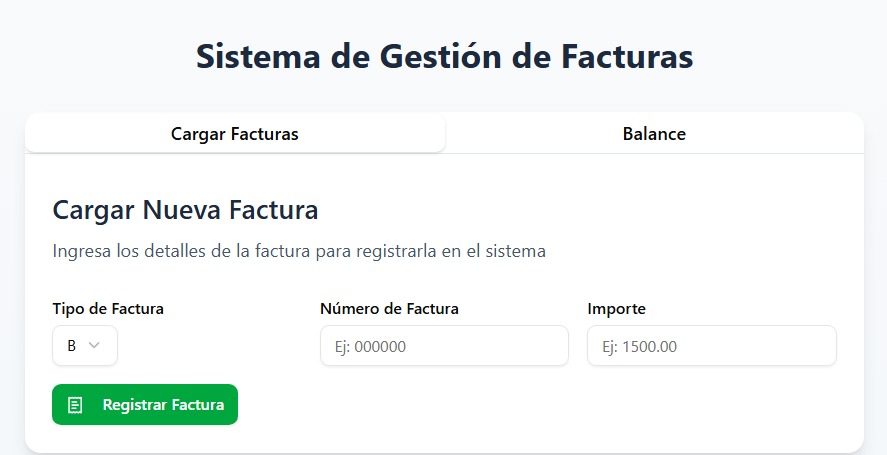 Sistema de Facturacion